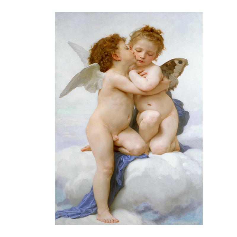 

Уильям-Адольф Бугро Художественные работы Плакаты Рождение Венеры Картина на холсте HD Печать Настенные картины Гостиная Украшение дома 20x30cm