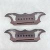 Rosewood Guitar Bridge Decorative Curved with Saddle Slot