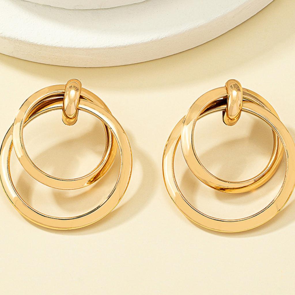 2PC Women's Fashion Design Earrings Zircon Accessories Suitable for Date, Party, Festival Gifts