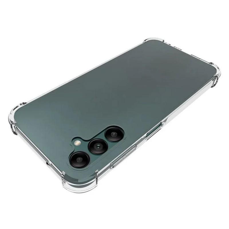 For Samsung Galaxy A14 4G/Galaxy A14 5G Back Cover WANLONFENG TM Series 2.0mm Clear TPU Phone Case (Big Lens Hole)