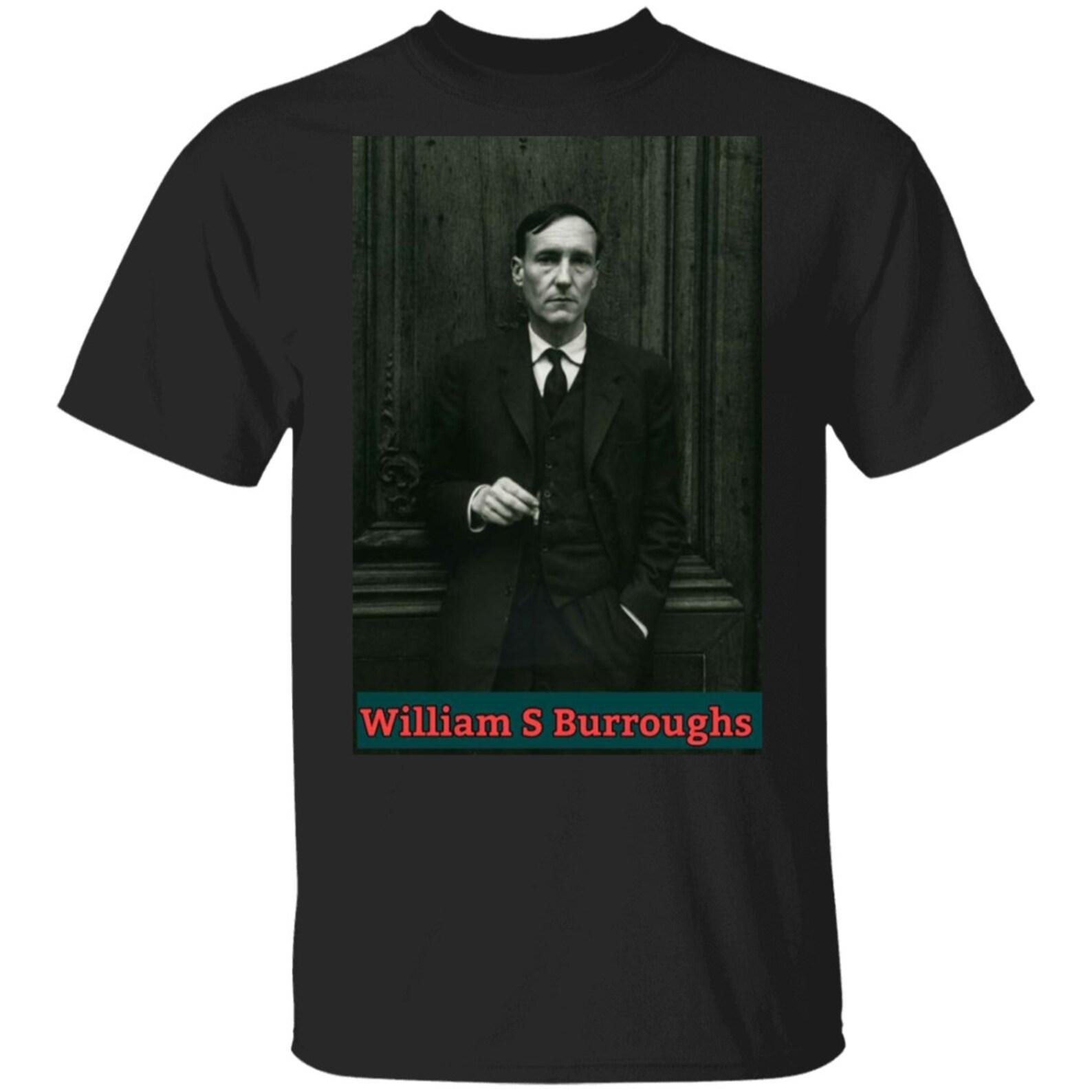 William S. Burroughs Beat Generation Writer Author Artist Icon T shirt L