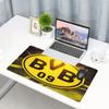 Borussia Dortmund Druck Mauspads, Anti-Rutsch Schreibtisch-Tastaturmatte, für PC Laptop Gaming Arbeiten Tägliche Nutzung, Coole Festival Überraschungsgeschenk