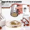 19pcs Coffee Art Set 12oz 350ml Stainless Steel Milk Frothing Pitcher with Scale Powder Shaker Art Pen and 16pcs Coffee