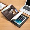 Multi-functional Genuine Leather Flat Bag, Business Document Holder, A4 Folder