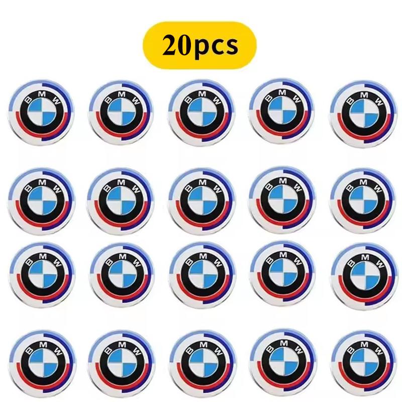 BBJG8 11mm 14mm Car Remote Key Emblem Badge Radio Button Sticker for BMW M Performance E39 E46 E90 E30 E60 E91 E92 F30 F31 Z4 X3 X5 X7