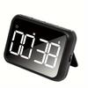 1pc Digital Kitchen Timer, LED Electronic Countdown with Adjustable, Plastic, Battery Operated 3 AAA Not Included, Clear Display for Cooking Learning