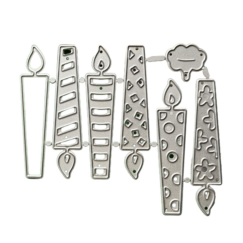 Candle Metal Cutting Dies Scrapbooking Stencil Die Cuts Card Embossing DIY Photo Album Template Mold Decoration Craft