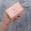 Women's small wallet leather new hand change bag two-in-one zipper three-fold card bag integrated storage bag