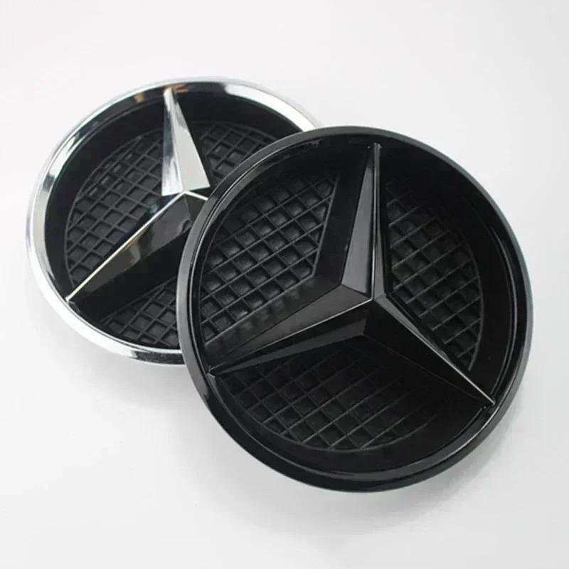 3D Car Grill Emblem Star Badge Front Grill Logo For Mercedes Benz W204 W205 W213 X253 A B C E S CLA GLB GLC GLE GLS Accessories CD8