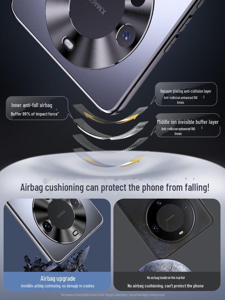 Protective electroplated frosted case for Huawei Mate 60 Pro, 50, 40, and 30.