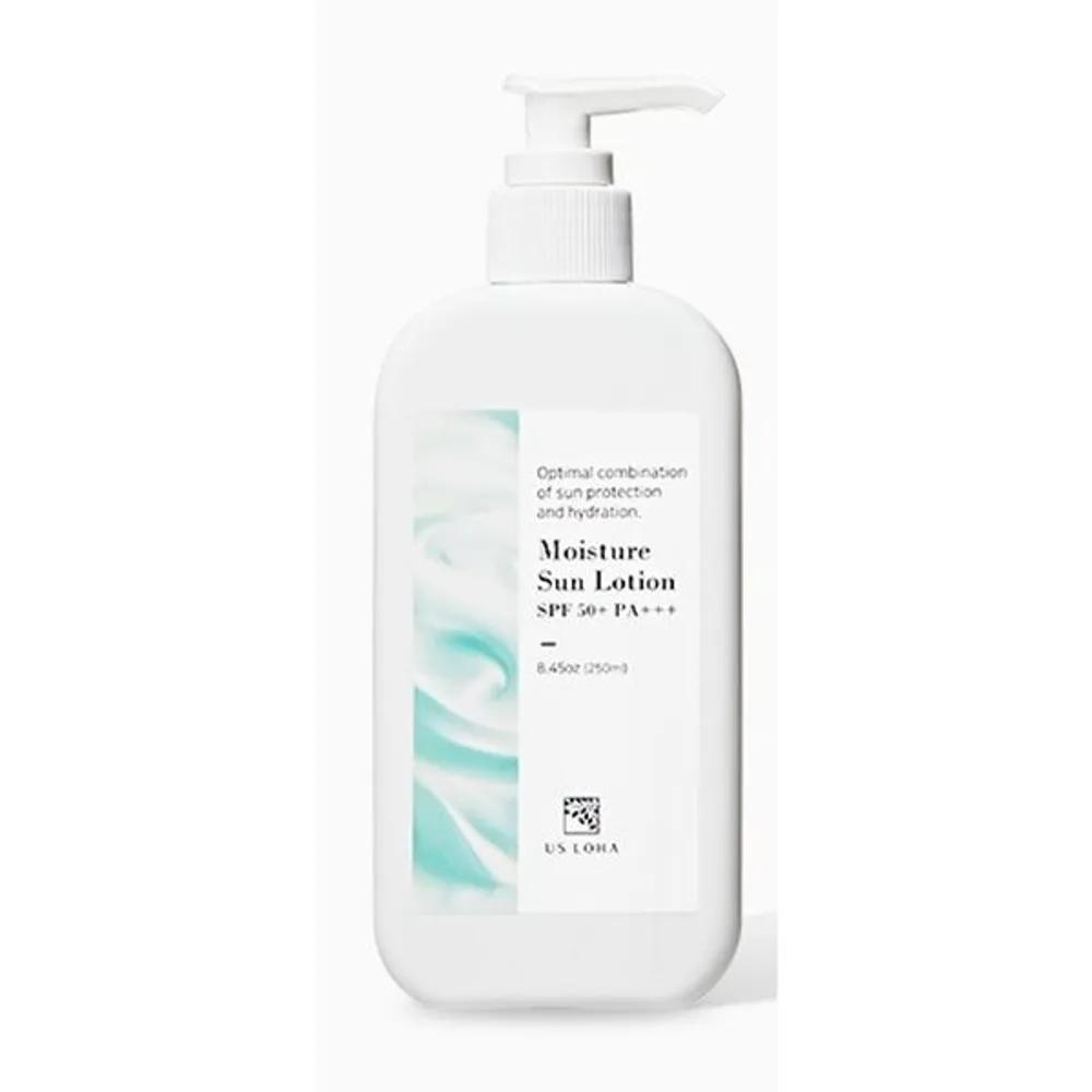 

US LOHA Large Size Moisture Sun Lotion 250ml / Triple-Function Hybrid Sunscreen