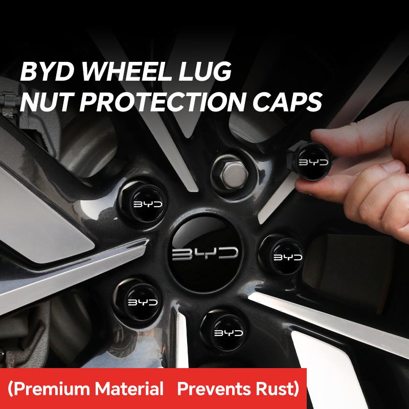 BYD SEAL U SEAL UDMI 2024 2025 2026 jaoks Auto Ratta Mutri Katted Automaatsed Rummu Kruvid Roostevastased Katte Märgise Kate Rummu Katted Autotarvikud