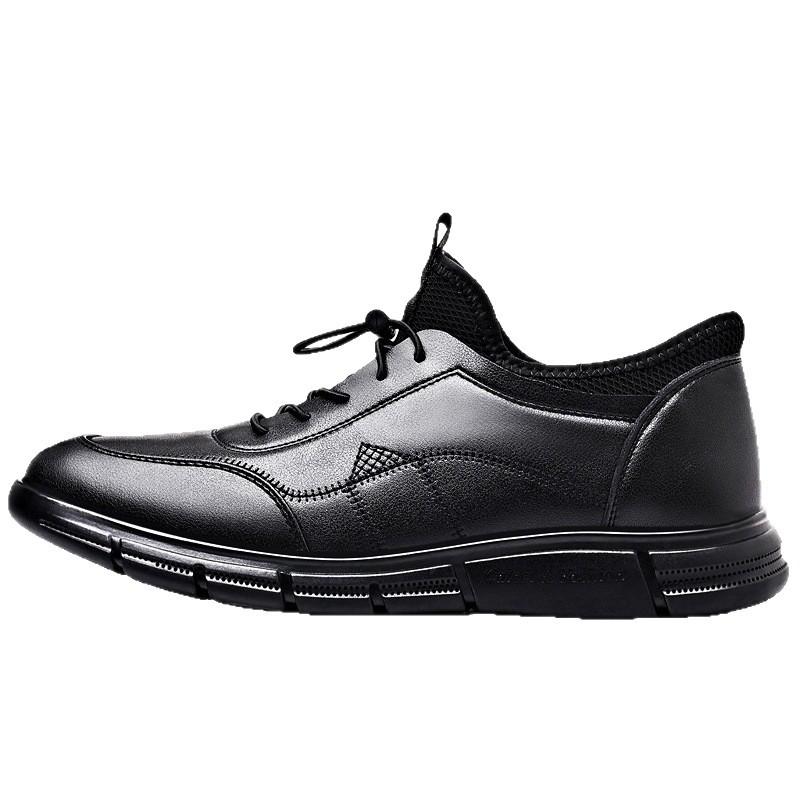 Star-headed Woodpecker 2025 Spring and Autumn New Men's Business Casual Leather Shoes Men's Breathable Single Shoes