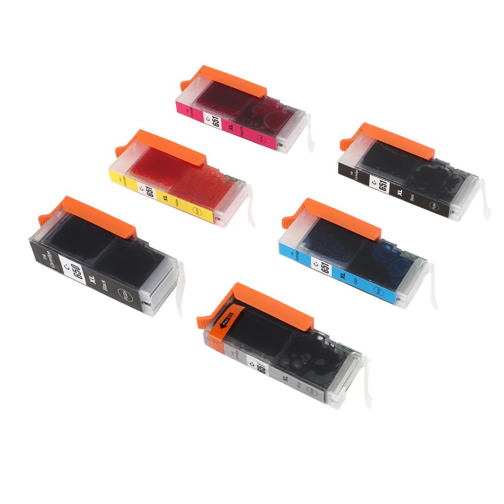 Ink Cartridge Printing Accessory Part for PIXMA MG5460 MG5560 MG5660 MG6360 MG6460 MG6660 6 Color BK BK C M Y GY