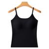 Cross Back Bralette Women's Summer Thin Seamless Underwear with Chest Pad Anti-Light Crossbody Vest Worn Underwear
