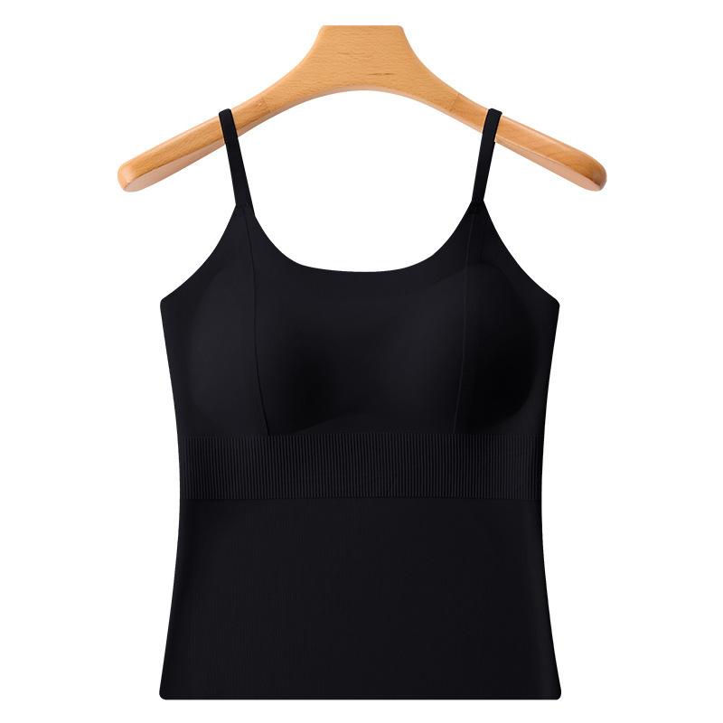 Cross Back Bralette Women's Summer Thin Seamless Underwear with Chest Pad Anti-Light Crossbody Vest Worn Underwear