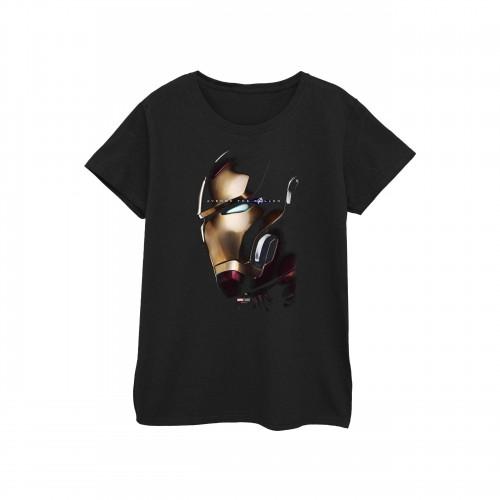 Marvel Womens/Ladies Avengers Endgame Avenge The Fallen Iron Man Cotton T-Shirt
