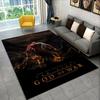 Retro God of War Game Kratos Carpet Rug for Bedroom Living Room Sofa Playroom Doormat Home Decor,Kid Area Rug Non-slip gift