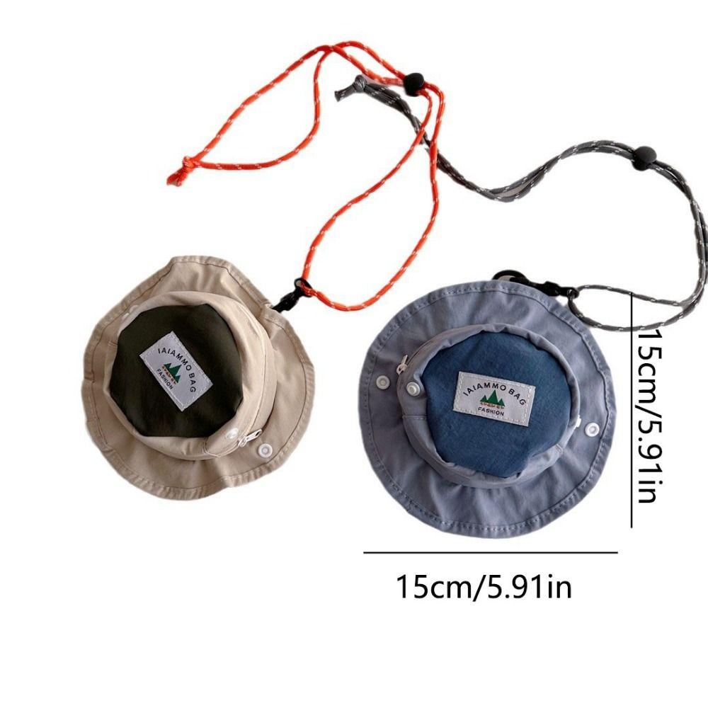 with Snap Button Children's Purse Adjustable Shoulder Bag for Kids Hat Shape Crossbody Bag  Outdoor
