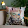 Cute Boy H-Hikari Shimoda Cushion Cover Soft Short Plush Double-Sided Printing Home Decor Machine Washable Pillow Case Gift