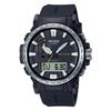 Casio Pro Trek Climber Line Radio-Controlled Solar Watch, Made with Biomass Plastic, PRW-61-1AJF, Men's, Black
