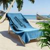 Man City Print Beach Towel, Large Soft Quick Dry Towel for Beach Camping Swimming