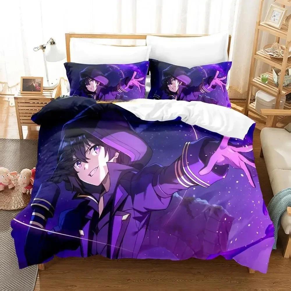 

The Eminence in Shadow Cid Kagenou Beding Set Printed With Pilowcase Bed Soft Duvet Cover Soft Single Double Quen Super King-Sized Dimensionsd 100*200cm Single