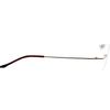 RSINC Rimless Light Weight Flexible Frame Eyeglass Spectacle for Men and Women  Ladies Sports Square Golden - Brown GSJ078 54-18-140 Golden OD