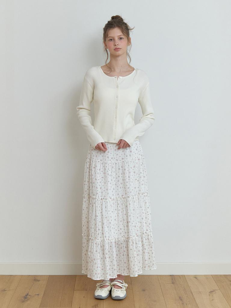 Liel Blow Balm Skirt (Pink Flower)