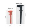 1PC 0-80mm Double Rule Scale Plastic Vernier Caliper Student Dial Gauge Micrometer Measuring Ruler Inside Diameter Depth Meter