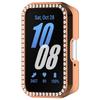 PC Diamond Inlaid Case Protective Case Frame Dustproof Smartwatch Protective Shell Anti-Scratch for Samsung Galaxy Fit 3 SM-R390