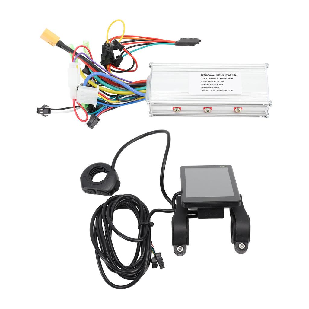 48 60V 500W Electric Scooter Controller LCD Display Motor Brushless Controller for 22.5mm Handlebars