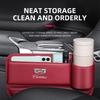 PU Leather Car Seat Slot Organizer Box With Cup Holder for Cadillac SRX Escalade CTS BLS ATS DTS XTS SLS XLR V Deville CT5