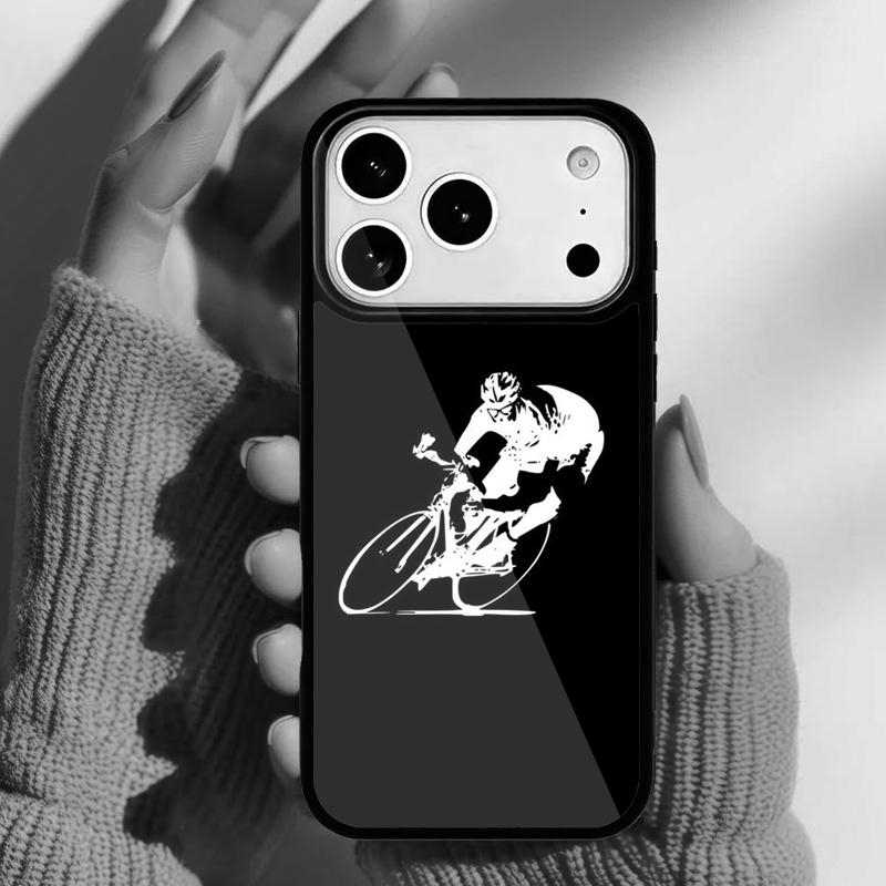 BIKE CYCLING Sport Phone Case for iPhone 17 16 15 14 13 Pro Max Back Cover for 12 11 Pro Coque