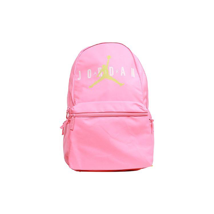 Jordan Air Logo Student Polyester Computer Backpack Women Backpack Pink DH0412-605 Pink