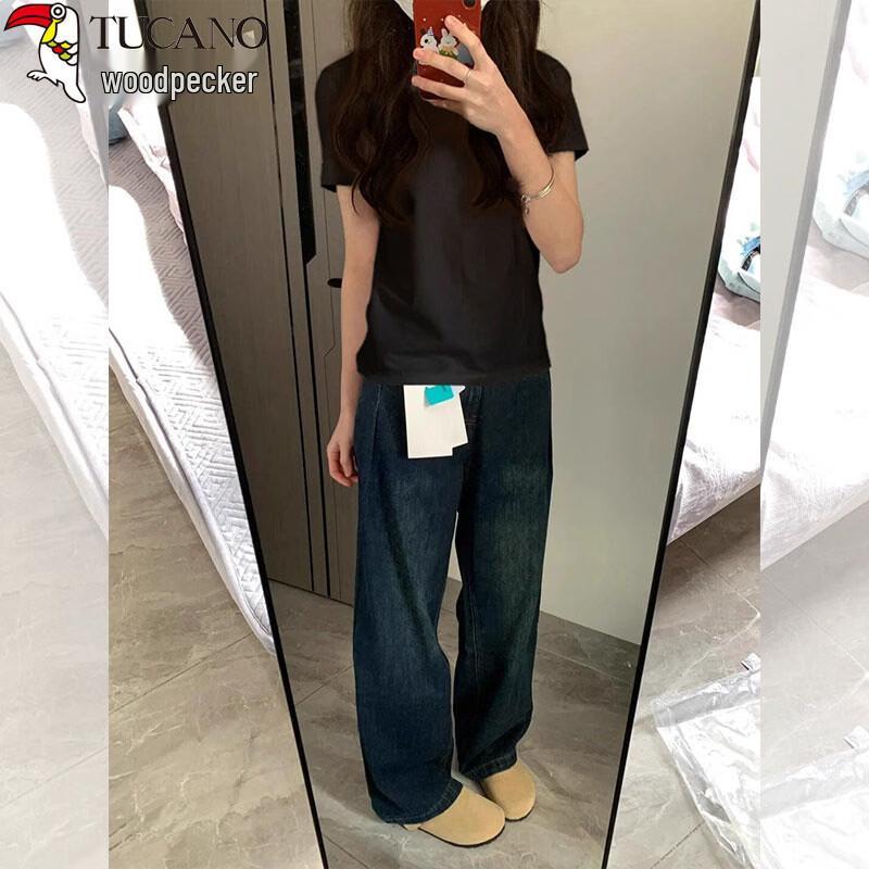 Woodpecker Women s Slim Fit Crew Neck Short Sleeve T-shirt XL