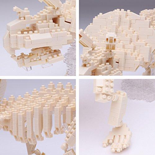 Kawada Nanoblock Triceratops Skeleton Model NBM-017
