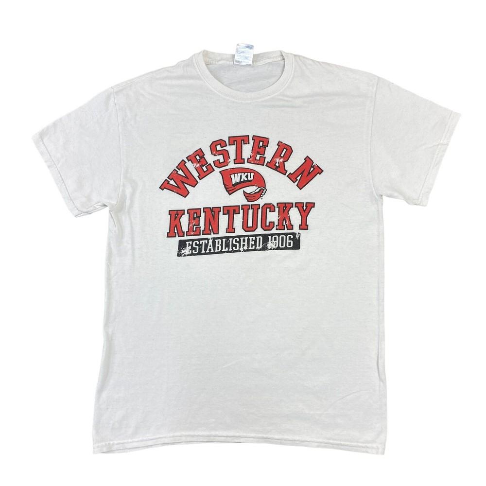 White T-shirt Western Kentucky Short Sleeve Mens