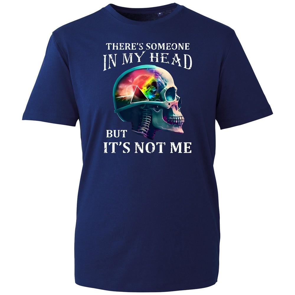 Unisex Skull T Shirt Unisexs Heavy Rock Graphic Prism Tee Black Gothic Unisex Top