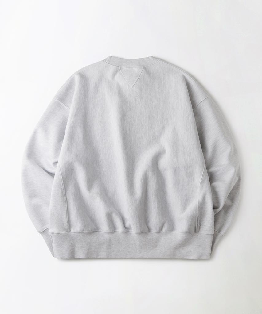 OUTSTANDING Reverse Heavy Sweat_1%Melange Gray