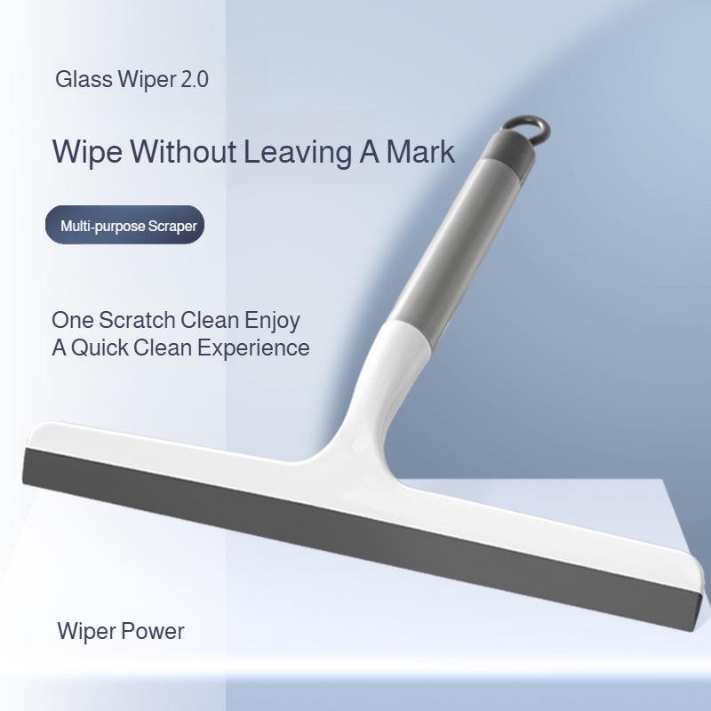 Silicone Squeegee Window Cleaner Bathroom Mirror Scraper Tool Multi-Surface Streak-Free Cleaning Kit Professional Home Kitchen