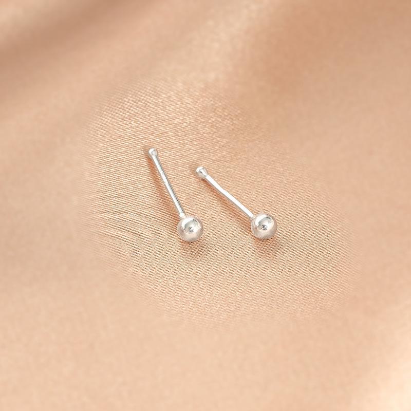 

Серьги Banyan Tree S999 из стерлингового серебра с цирконами: Простой, холодный стиль для женщин ES1966 round bead серебряный