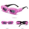 Fashion Retro Sunglasses Furry Soft Party Sunglasses Velvet Uv400 Punk Sunglasses Winter Christmas Halloween Party