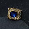 S925 sølvring ny full diamant tredimensjonal farge diamant perle personlig ring for menn