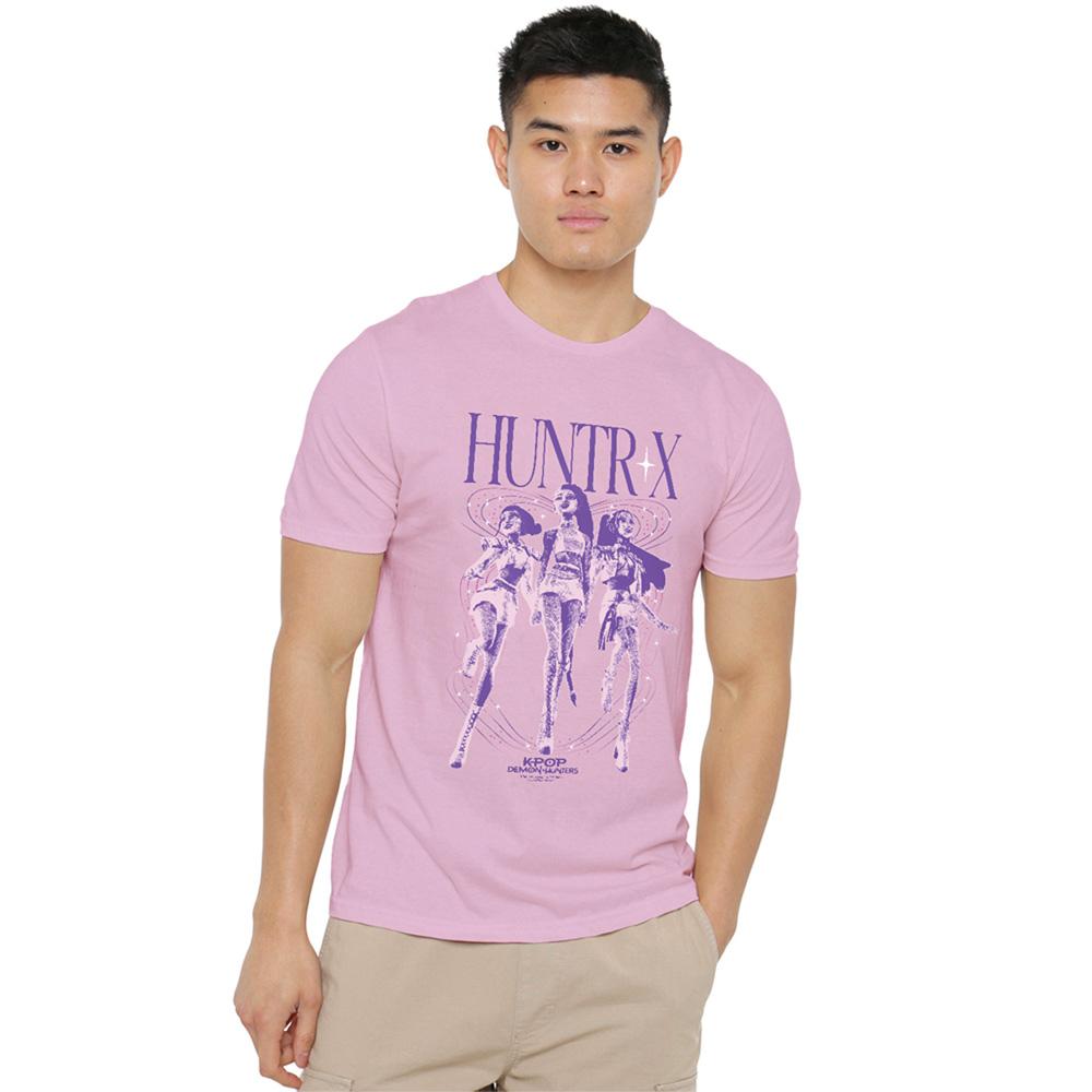 K-Pop Demon Hunters Unisex Adult Huntrix World Tour Poster T-Shirt