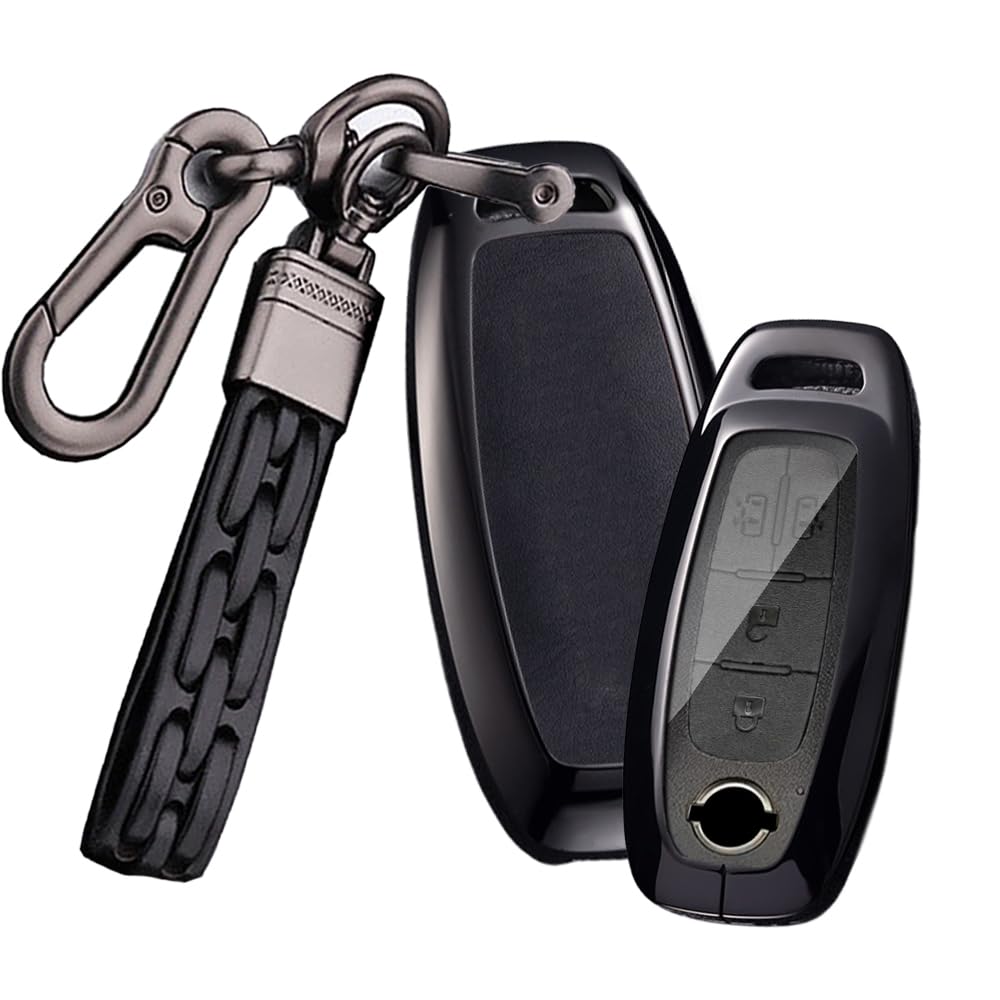 [TECART] Nissan exclusive key case key cover key chain smart чёрный