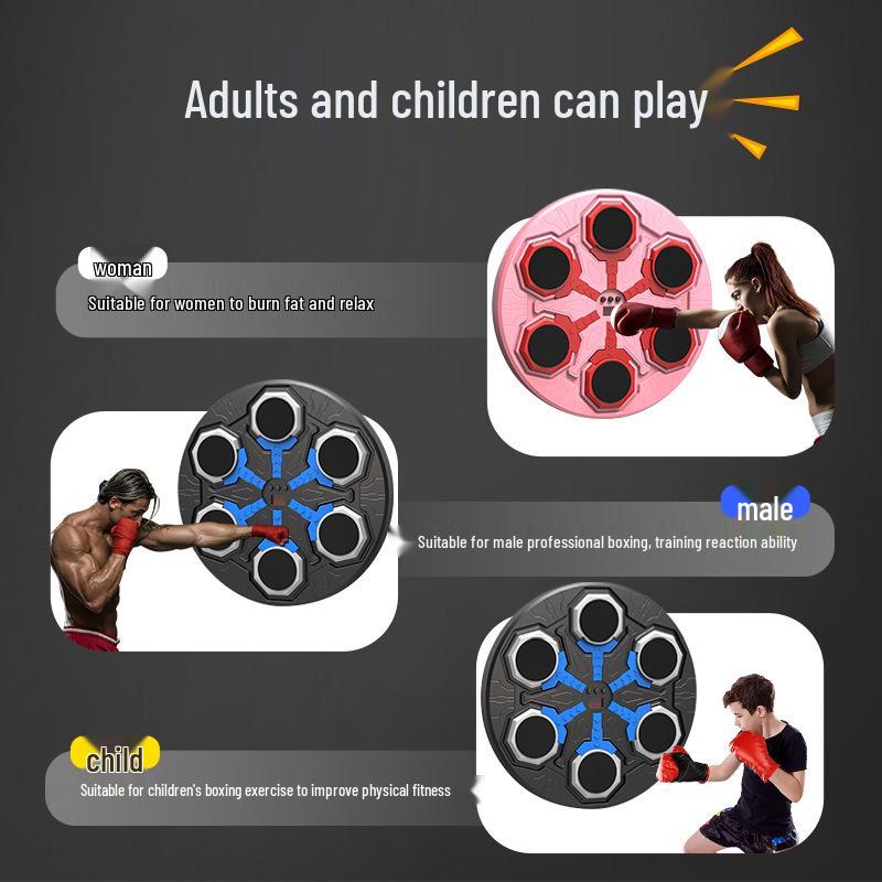 Kids' Bluetooth Boxing Target Rhythm Trainer & Stress Relief Toy