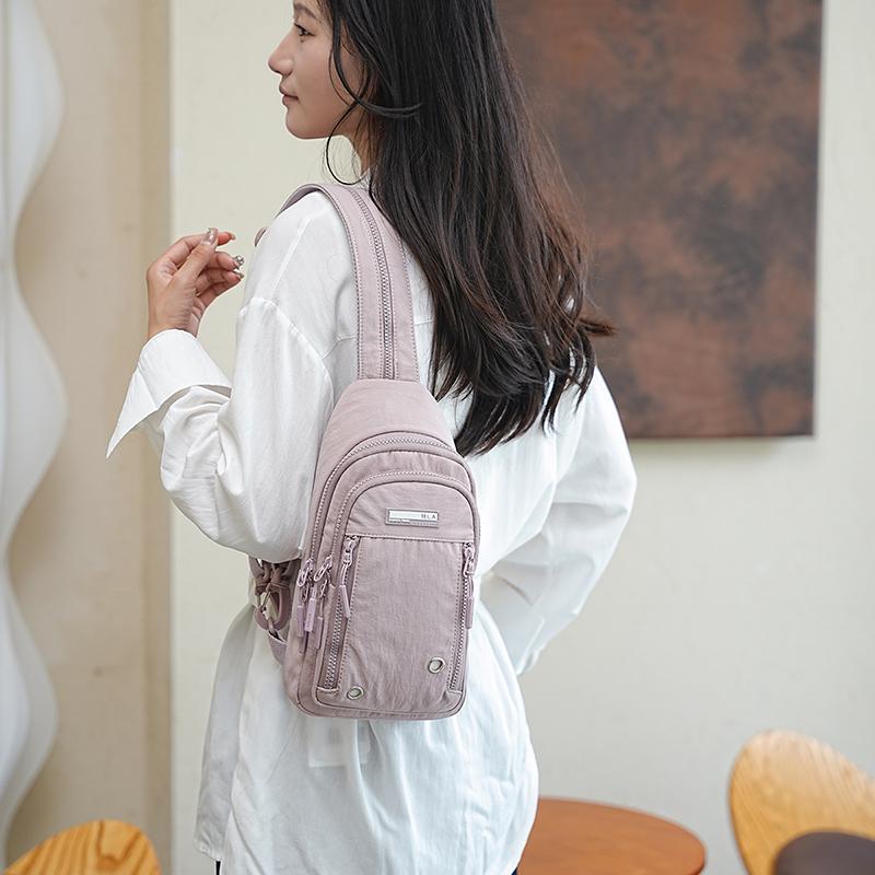 Outdoor Women's Chest Bag Sports Multi-function Crossbody Bag