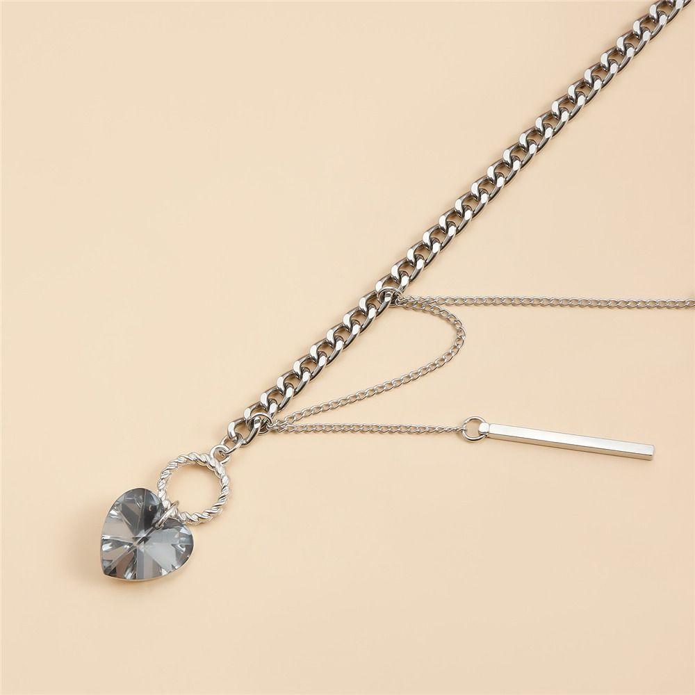 Luxury Crystal Beaded Necklace INS Style Starfish Tassel Necklace Trendy Jewelry Gift  for Women