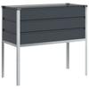 Planter Anthracite Grey 100 X 45 X 90 Cm Galvanized Steel
